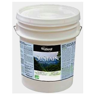 Weatherall SuSTAIN Exterior Wood Finish. 1 Coat application