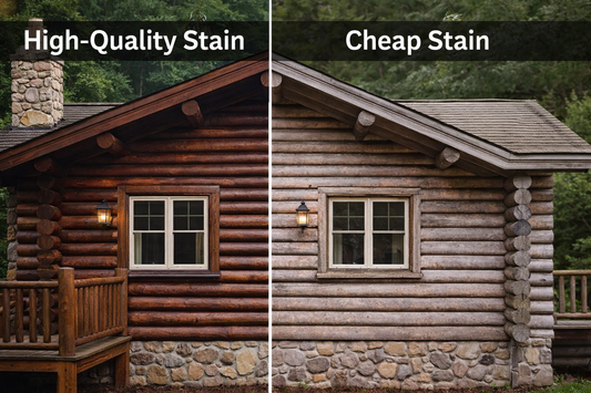 High-Quality Log Cabin Stain vs Cheap Stain: What’s the Real Difference?