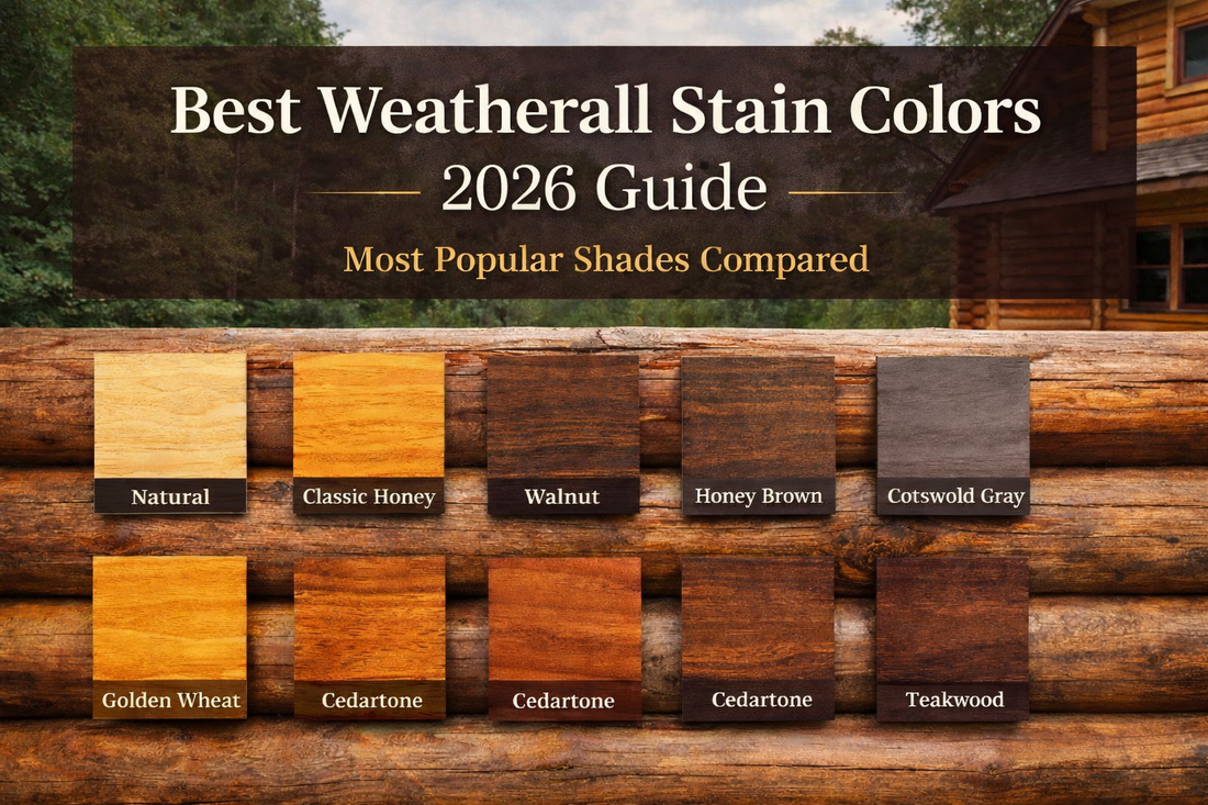 Best Weatherall Stain Colors for Log Cabins (2026 Guide)